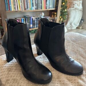 AEROSOLES Black Heeled Boots